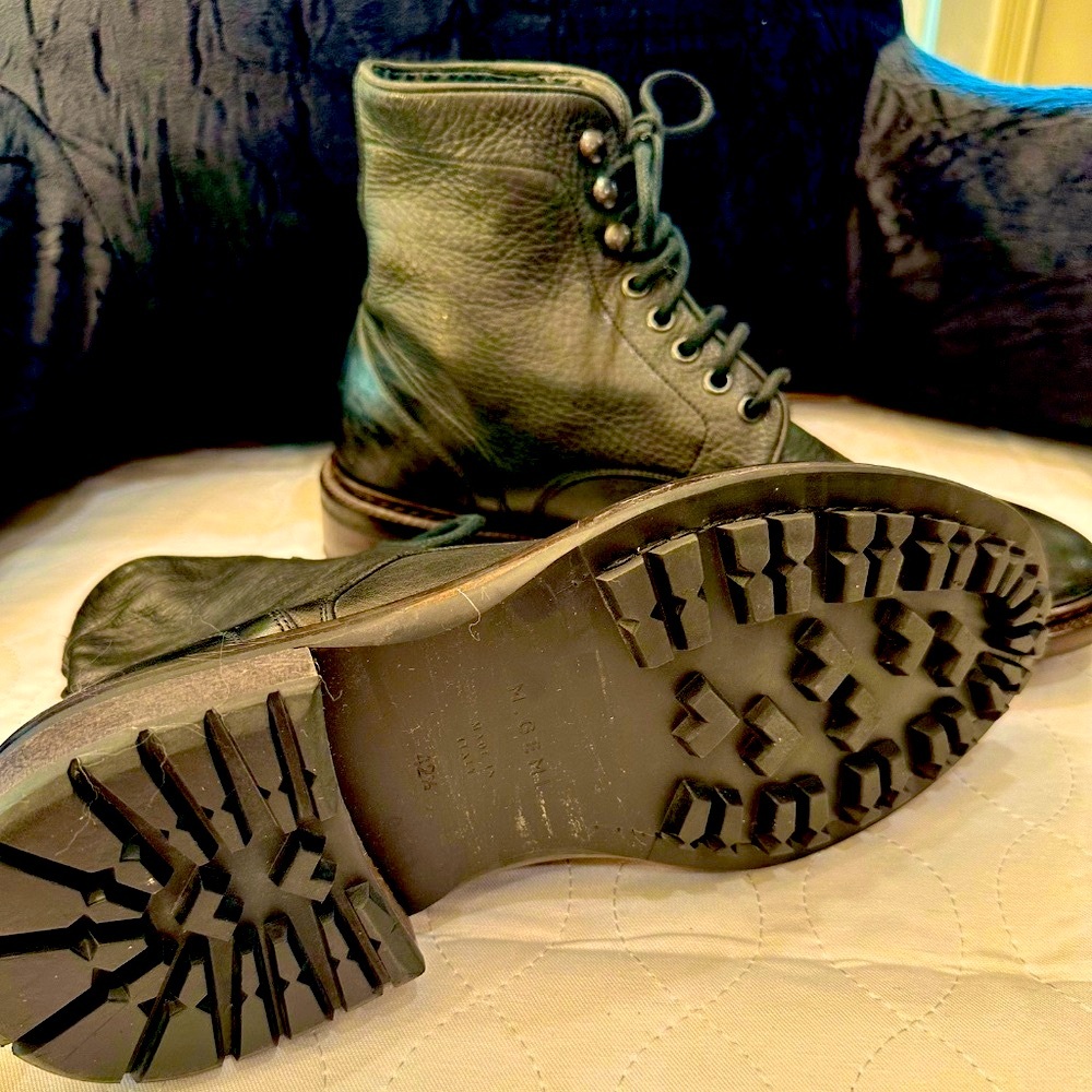 Black lace up boots size 9